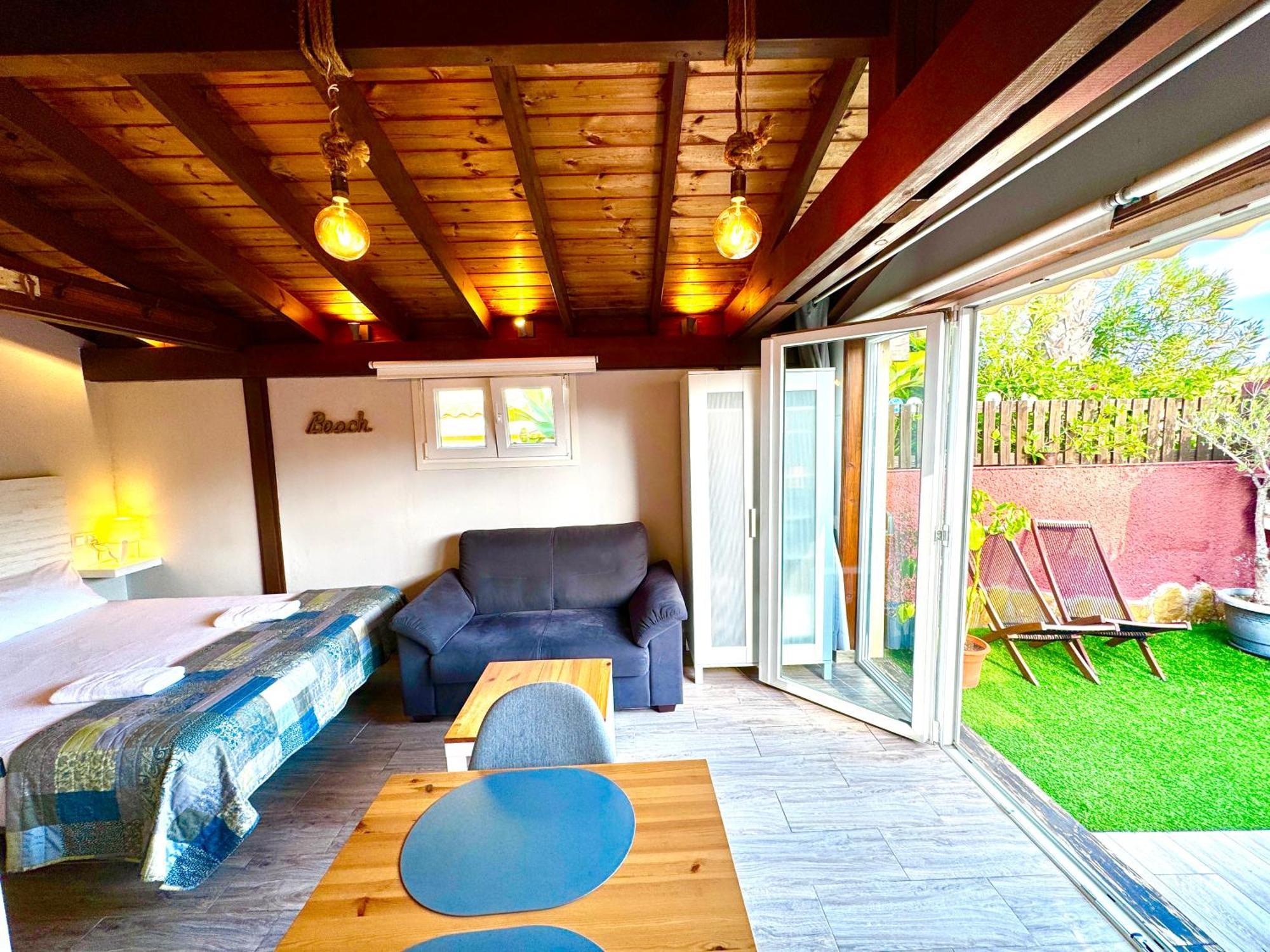 3 Casita-Estudio Con Jardin En La Playa Puerto Marino Екстериор снимка